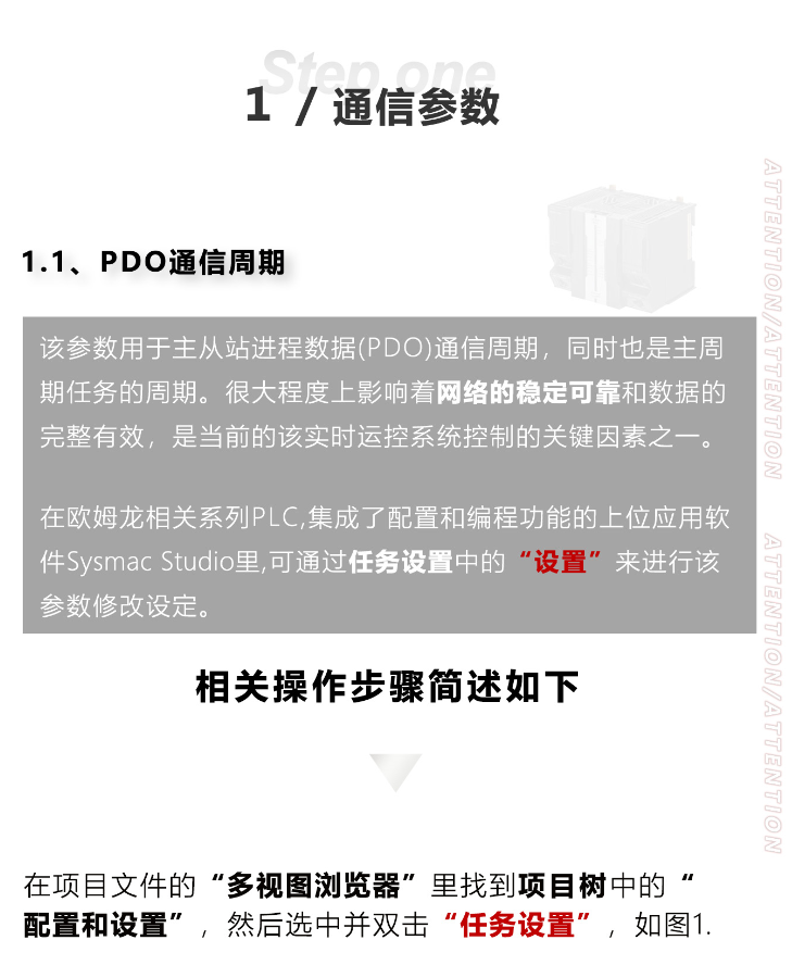 欧姆龙PLC与研控E总线驱动器