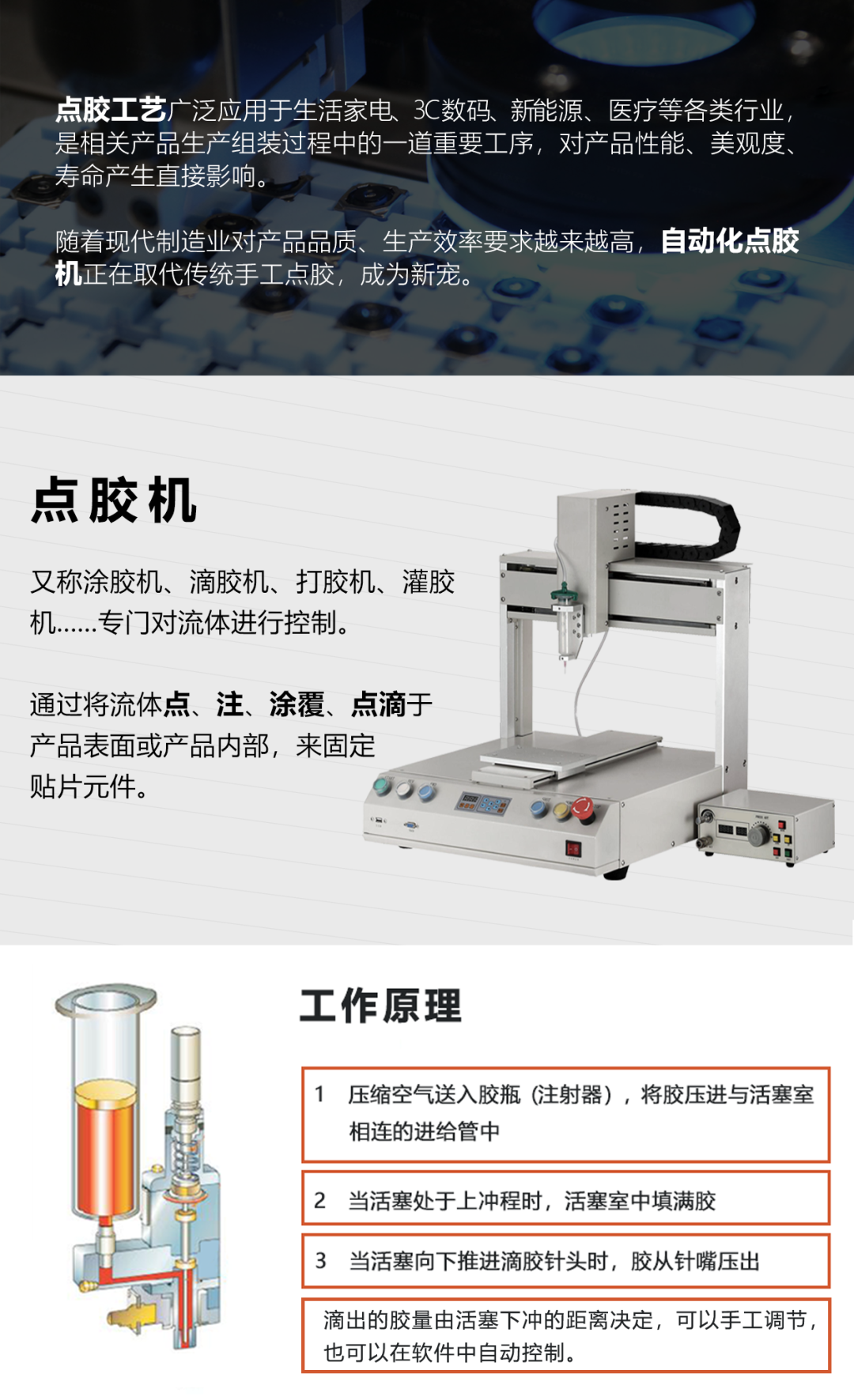 研控点胶机解决方案